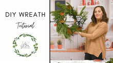 Load image into Gallery viewer, Wreath DIY Kit (PLUS VIDEO TUTORIAL) Lily on the Thames - DIY Wedding Flowers It&#39;s the most WONDERFUL TIME OF THE YEAR! Create your own Holiday Wreath using freshly cut Canadian greens with our Wreath DIY kits and exclusive instructional video tutorial. I
